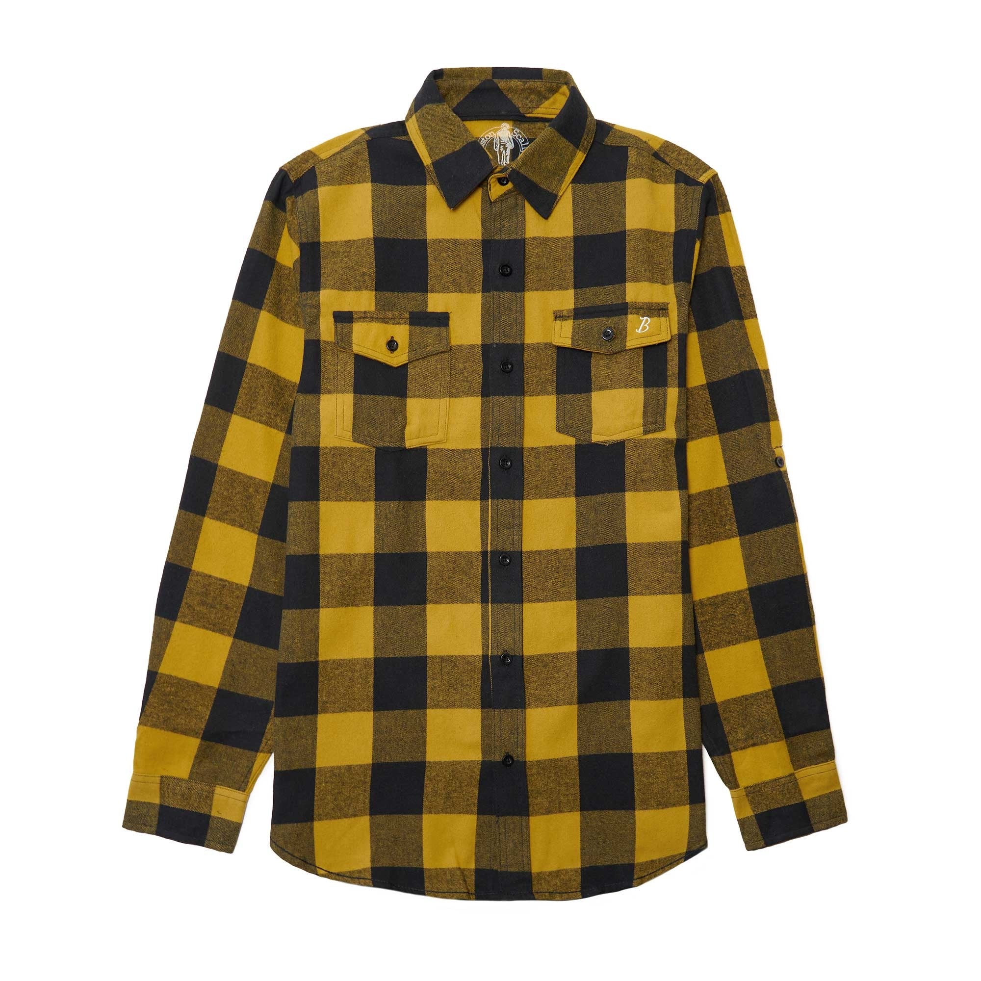 Boston Scally The Flannel Black & Gold Cotton