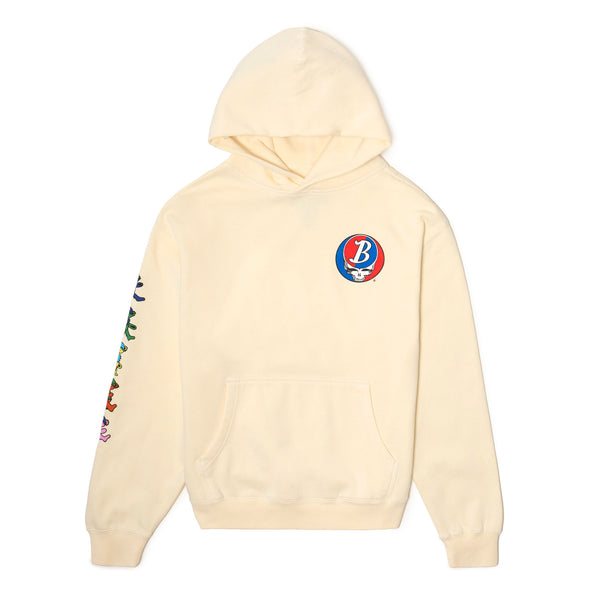 Boston Scally The Grateful Dead Dancing Bears Hoodie - Bone