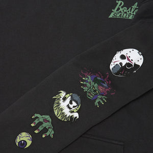 Boston Scally The Halloween Icon Hoodie - Dusk Black and Lime Green - alternate image 2