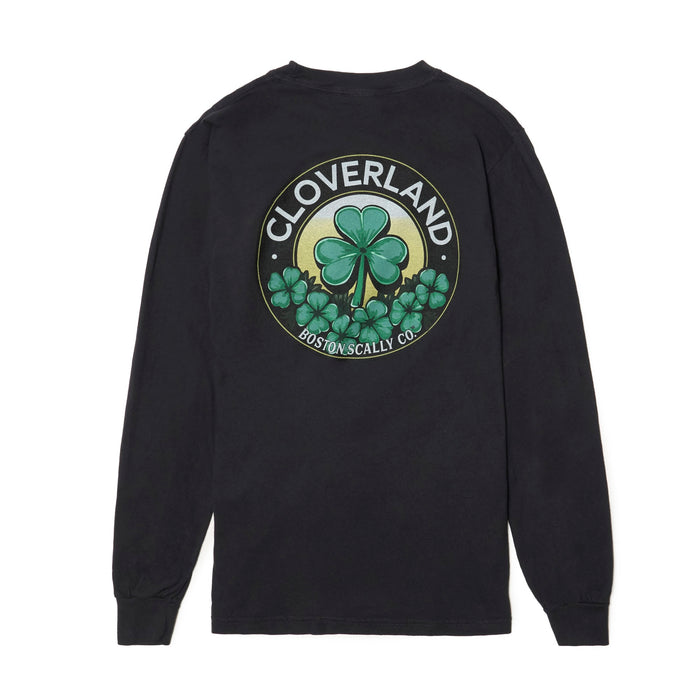 Boston Scally The Cloverland Long Sleeve Tee T-Shirt - Black - alternate image