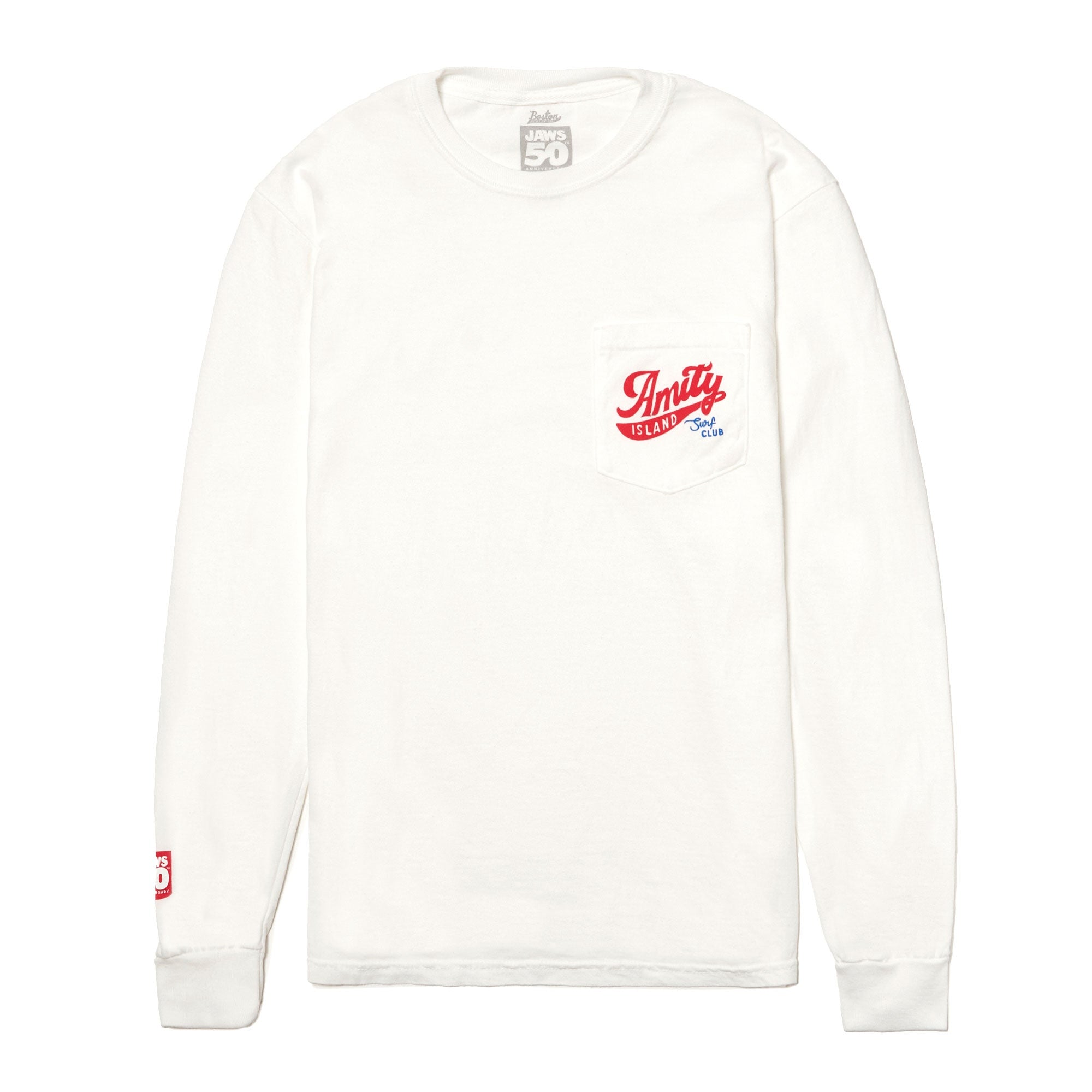 Boston Scally Jaws 50th Anniversary Long Sleeve Tee T-Shirt