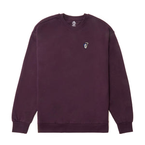 Boston Scally The Grim Reaper Head Crewneck - Dark Maroon - featured image
