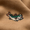 Boston Scally Large Mouth Bass Hoodie - Tan - alternate image 2