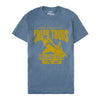 Boston Scally Jaws Captain Quint Tee T-Shirt - Heather Slate Blue - featured image