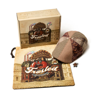 The Donut Boston Scally Cap - Chocolate Frosted Edition Patchwork - alternate image 3