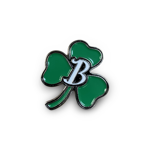 Shamrock Sticker Boston Boston Scally The Shamrock Cap Pin - Green