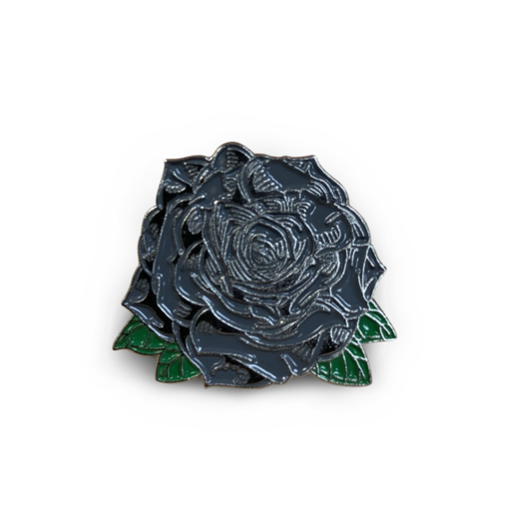 Boston Scally The Black Rose Cap Pin - featured image
