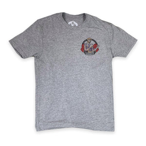 Boston Scally The Bareknuckle T-Shirt - Old School Grey - featured image