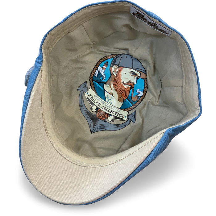 The Sailor Boston Scally Cap - Tide Blue - alternate image