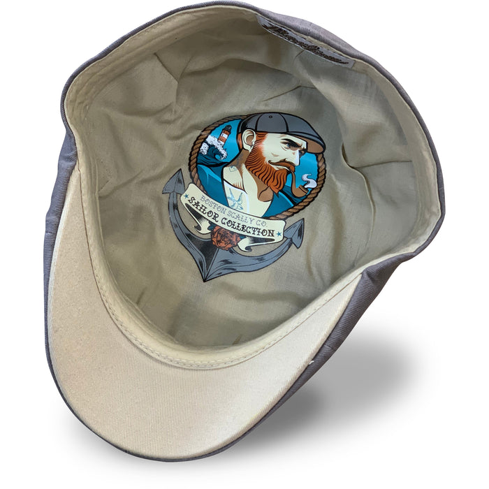 The Sailor Boston Scally Cap - Driftwood Grey - alternate image