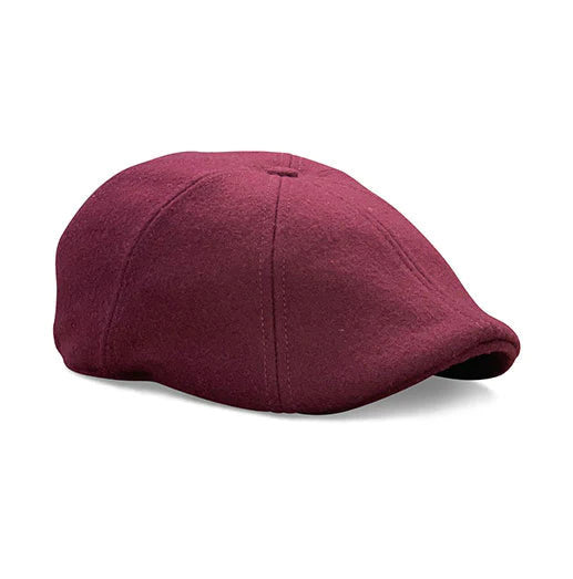 The Christmas Peaky Boston Scally Cap - Crimson - featured image