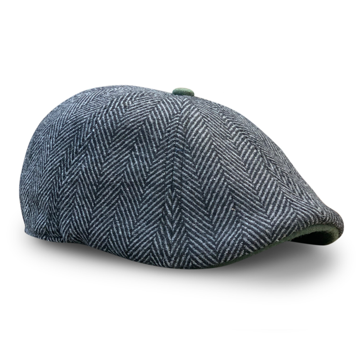 The Shamrock Peaky Boston Scally Cap - Grey Herringbone - featured image