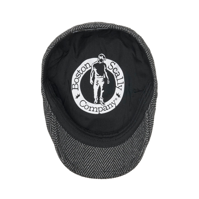The Original 5-Panel Boston Scally Cap - Grey Herringbone - alternate image