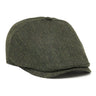 Dark Olive Green Herringbone