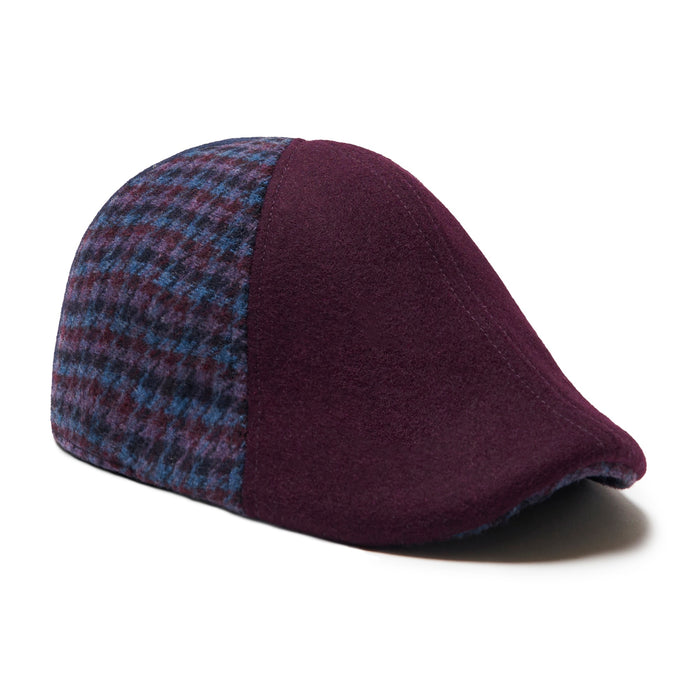 The All Heart Boston Scally Cap - Blue &amp; Purple Plaid - featured image