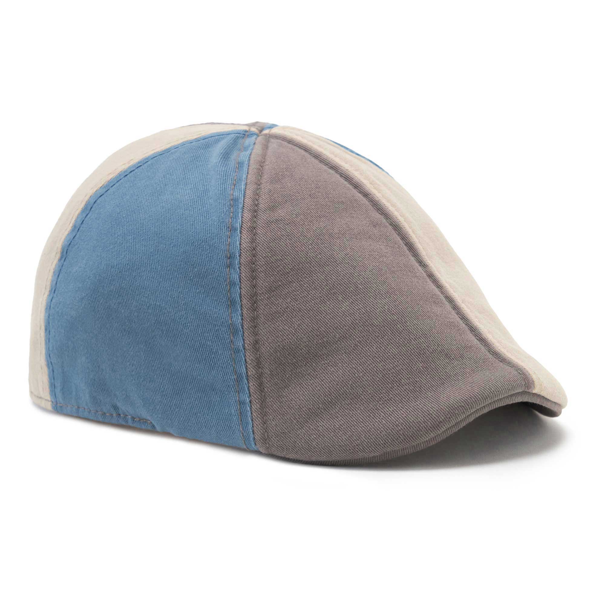 人気　 salsation サルセーション　Canvas Flat Cap SM The Sailor: Sand and Sea Boston Scally Cap - Patchwork