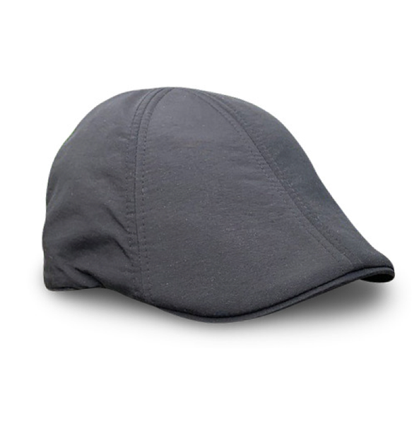 The Repel 6-Panel Boston Scally Cap (Flat Cap) - Black