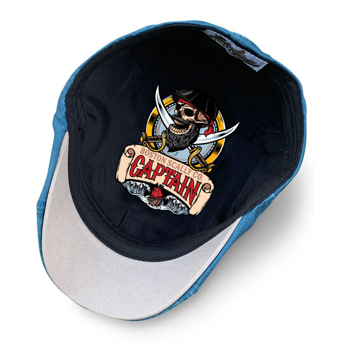 The Captain Boston Scally Cap - Topaz Blue - alternate image