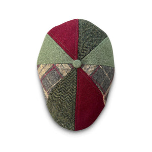 The Kringle Boston Scally Cap - Crimson &amp;amp; Green Plaid - alternate image 5