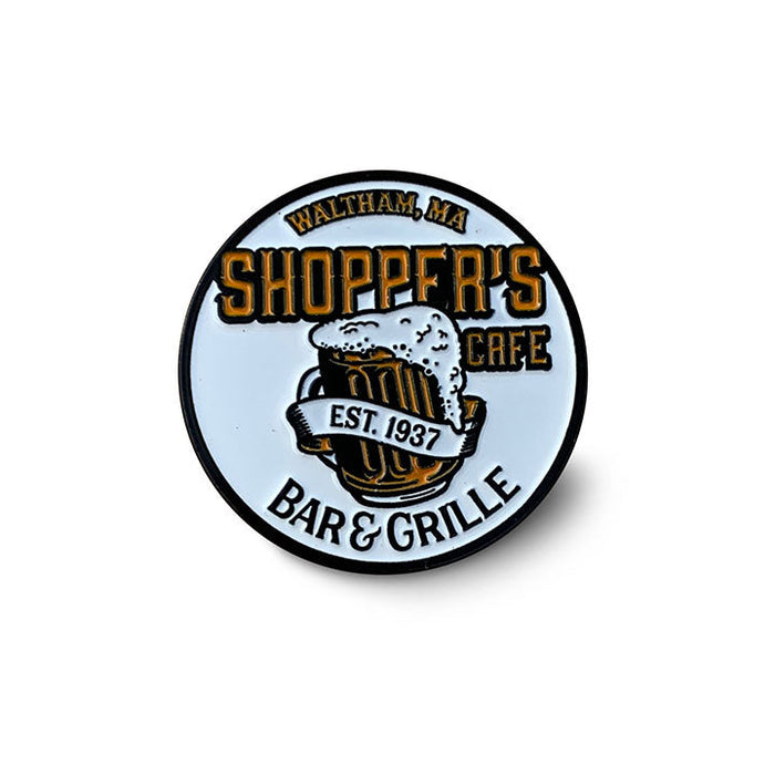 Boston Scally The Shoppers Cafe Cap Pin - featured image