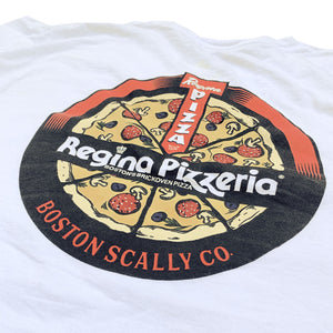 Boston Scally The Regina Pizzeria Long Sleeve Pocket-Tee - White - alternate image 3