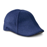 The Kenmore Boston Scally Cap - Navy Blue &amp;amp; Grey Brim - featured image