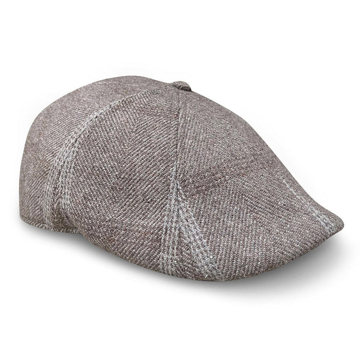 The Steel Rose Peaky Boston Scally Cap - Grey Plaid - featured image