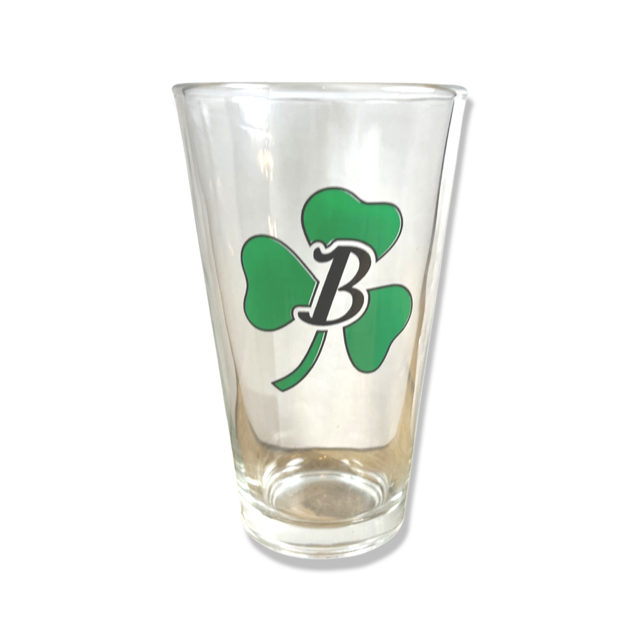 Boston Scally The Shamrock Pint Glass - featured image