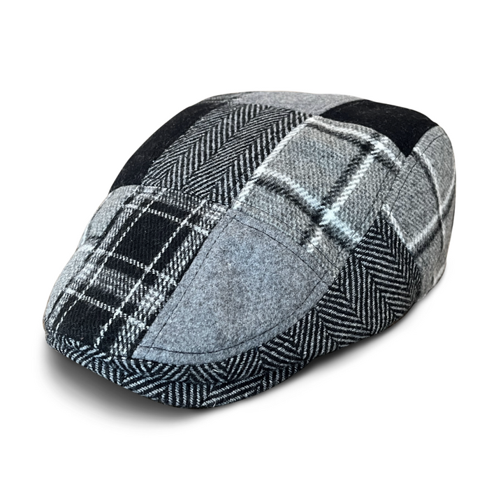 The Lunchbox Blackbox Edition Boston Scally Cap - Black Plaid - alternate image