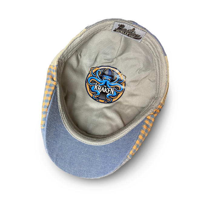 The Kraken Boston Scally Cap - Multi-Color Patchwork - alternate image