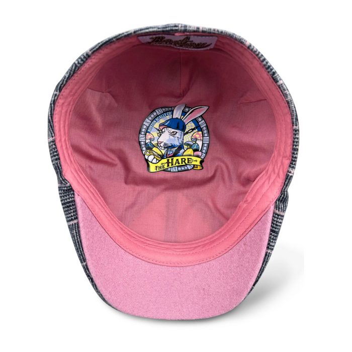 The Hare Boston Scally Cap - Blue &amp; Grey Plaid - alternate image