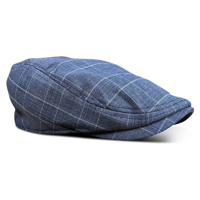The Birdie Boston Scally Cap - Slate Plaid - featured image