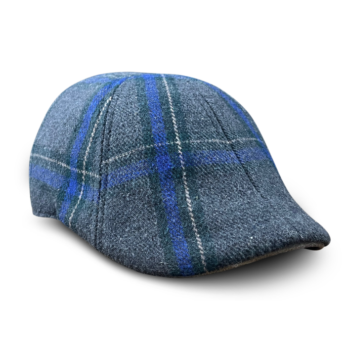 The Brawn Boston Scally Cap - Grey Plaid - featured image