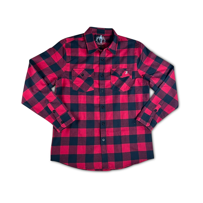 Boston Scally The Flannel - Black &amp;amp; Red Plaid - featured image