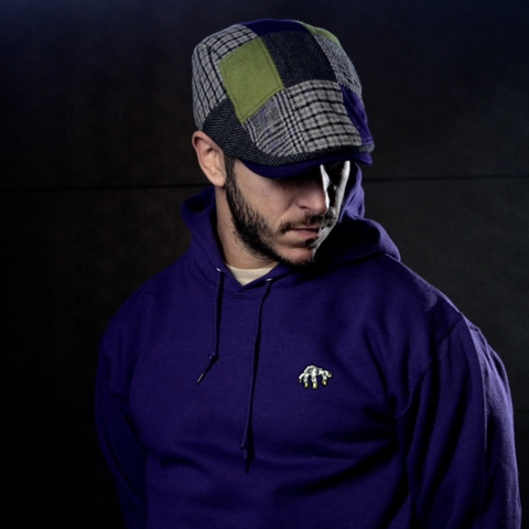 Boston Scally The Zombie Hoodie - Purple - featured image