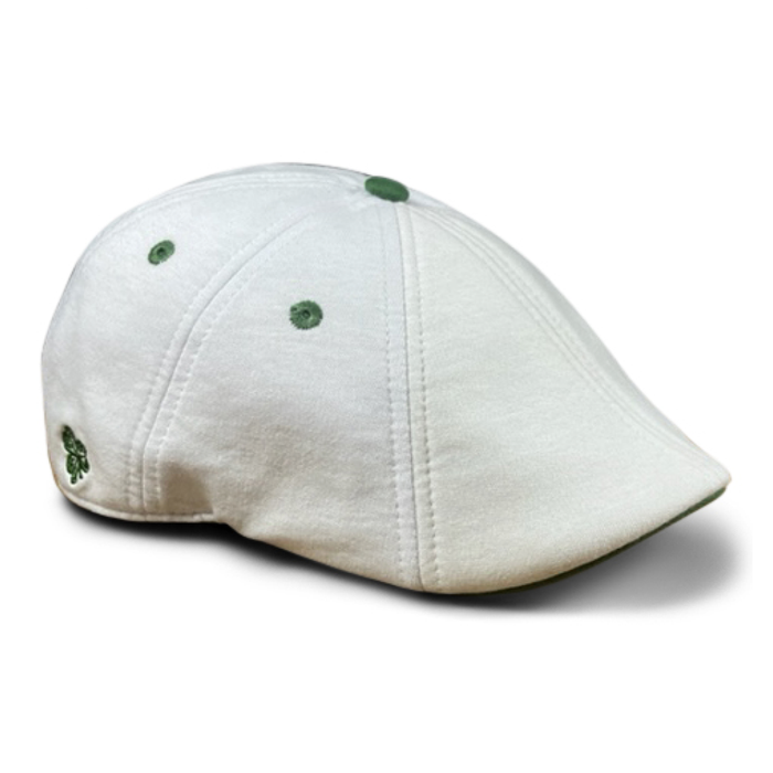 The Lucky Boston Scally Cap - White - featured image