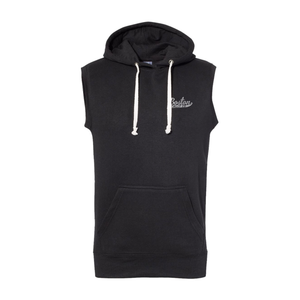 Boston Scally The Rocky Marciano Sleeveless Hoodie - Black - featured image