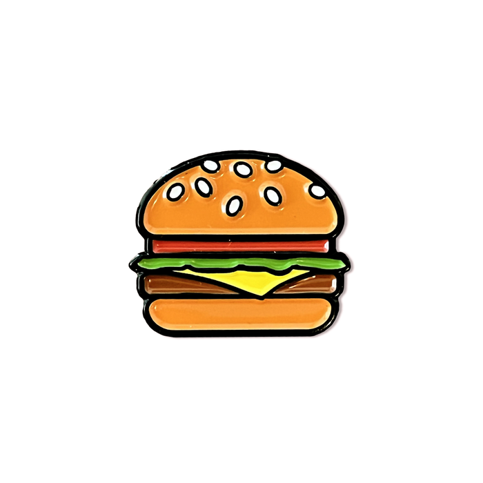 Boston Scally The Burger Cap Pin - featured image
