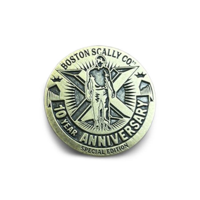 Boston Scally The 10-Year Anniversary Cap Pin - featured image