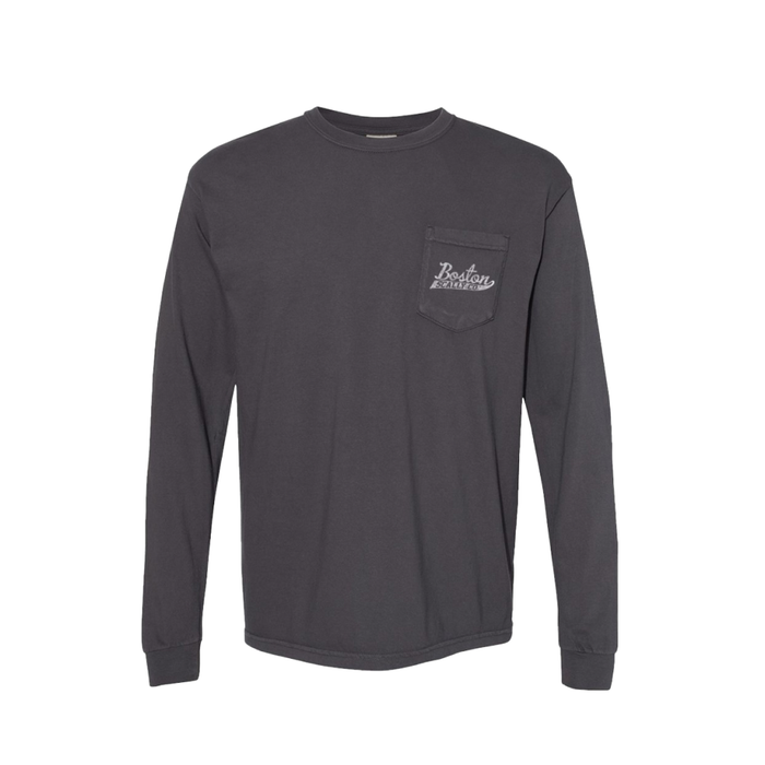 Boston Scally The 10-Year Anniversary Long Sleeve Pocket Tee - Black - featured image