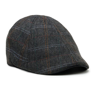 The Bourbon Boston Scally Cap - Smoke &amp;amp; Peat Plaid - featured image