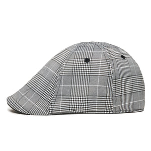 The Plaid Trainer Boston Scally Cap - Light Grey &amp;amp; Black - alternate image 7