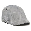 The Plaid Trainer Boston Scally Cap - Light Grey &amp;amp; Black - featured image