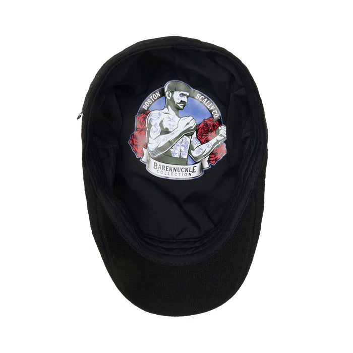 The Bareknuckle Boston Scally Cap - Black - alternate image