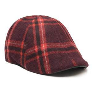 The Brawn Boston Scally Cap - Red Plaid - featured image