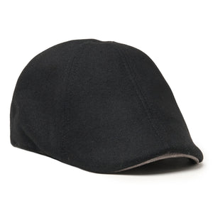 The Kenmore Boston Scally Cap - Coolidge Black &amp;amp; Grey Brim - featured image