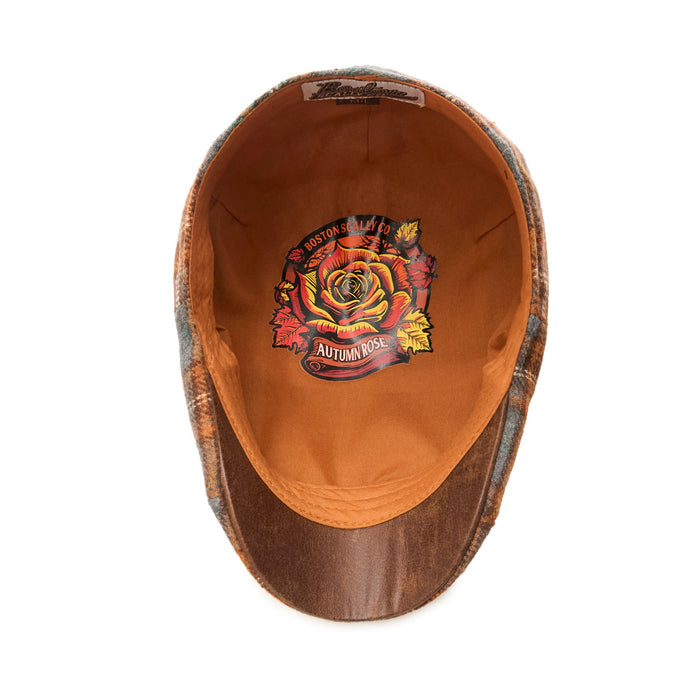 The Autumn Rose Boston Scally Cap - Autumn Plaid - alternate image