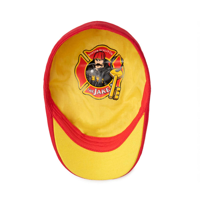 The Jake 2 Boston Scally Cap - Fire Engine Red - alternate image