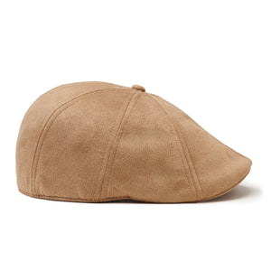 The Suede Peaky Boston Scally Cap - Tan - alternate image 9