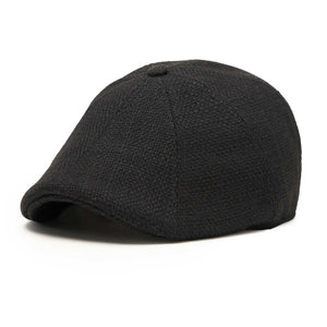 The Woven Peaky Boston Scally Cap - Black - alternate image 3